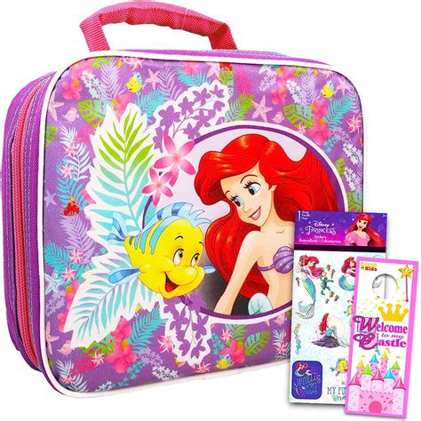 little mermaid metal lunch box|Disney The Little Mermaid Lunch Box for Girls.